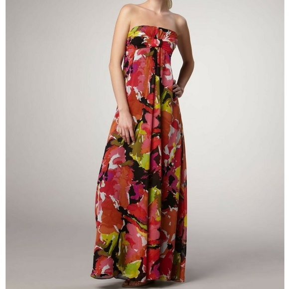 Lynde Bouquet-Print Maxi Dress - Picture 1 of 2